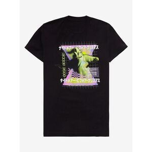The Nightmare Before Christmas Oogie Boogie Glitch Art Boyfriend Fit Girls T-Shi